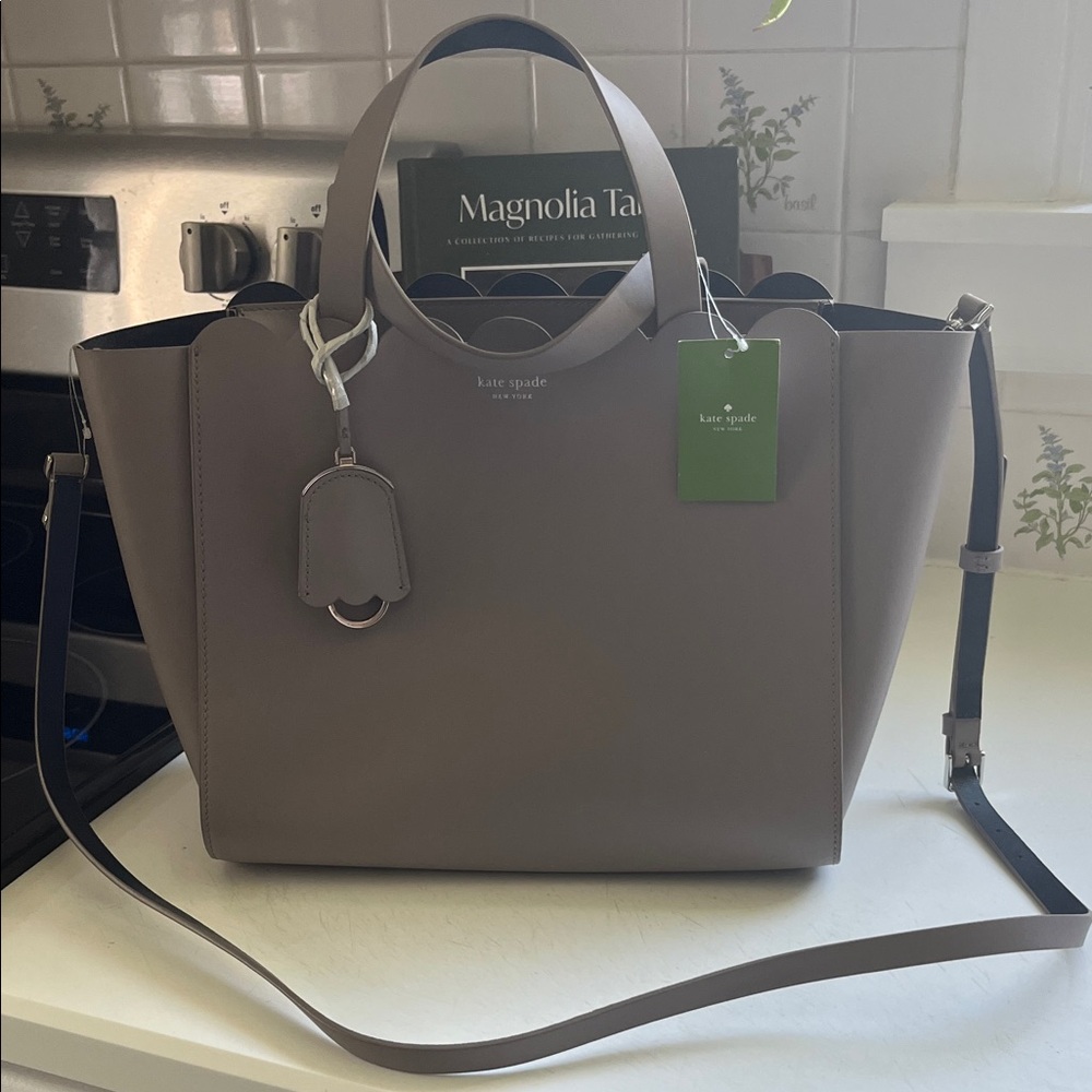 Kate Spade Taupe Tote Bag